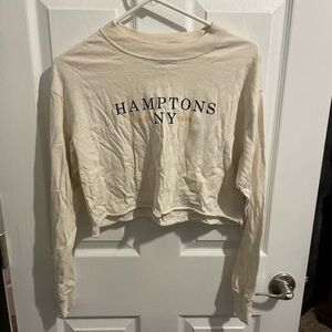 Hamptons NY Crop Top